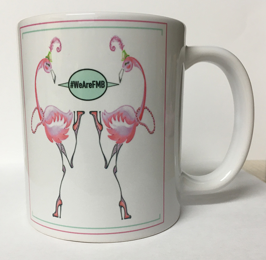 Flamingo Mug (Shipped)